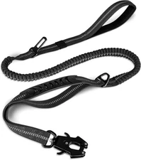 Joytale Tactical Dog Leash Bungee Shock Absorbing Heavy Duty