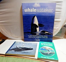 Whales Postcard Book Jeff Foott  21 Photos Browntrout Publishers 1996 + 2 Books