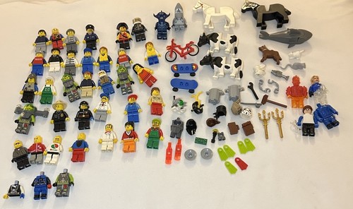 LEGO Minifigures Lot Of 30 + With Animals And Accessories 