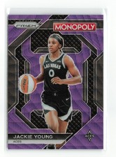 2024 PANINI PRIZM MONOPOLY WNBA JACKIE YOUNG #WNBA15 PURPLE WAVE