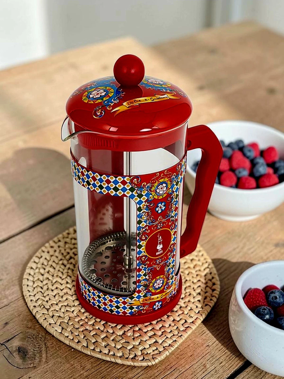 Dolce & Gabbana Collectible Piece Carretto Siciliano French Press Coffee Maker