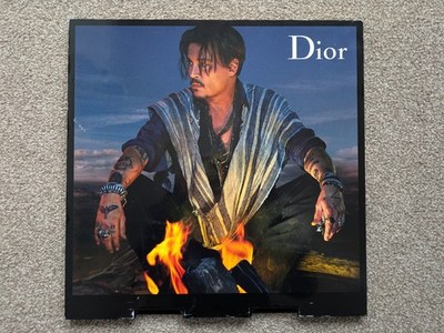 Johnny Depp Dior Sauvage Duft Aftershave Werbetafel Unikat Wandbild