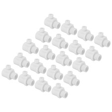 20pc 8mm Flex Cord Grip Wire Lock Toggle Stopper Cable Stop Fastener Gland White 6.45 per metre