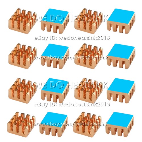 5/10pcs DIY Useful 100% Pure Copper Heatsink Without or With Thermal Tape - Afbeelding 59 van 180