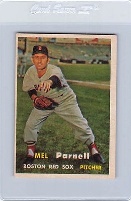 1957 Topps #313 Mel Parnell Red Sox EX *DA-E3748