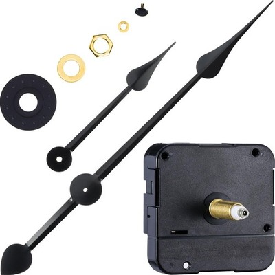 WILLBOND High Torque Clock Movement with 7'' Spade Hands 23mm Shaft