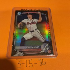 2025 Bowman - Chrome Prospects Cam Caminiti #BCP-46 Reptilian Refractor (RC)