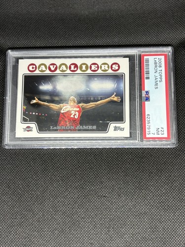 2008-09 Topps Basketball #23 LeBron James PSA 7