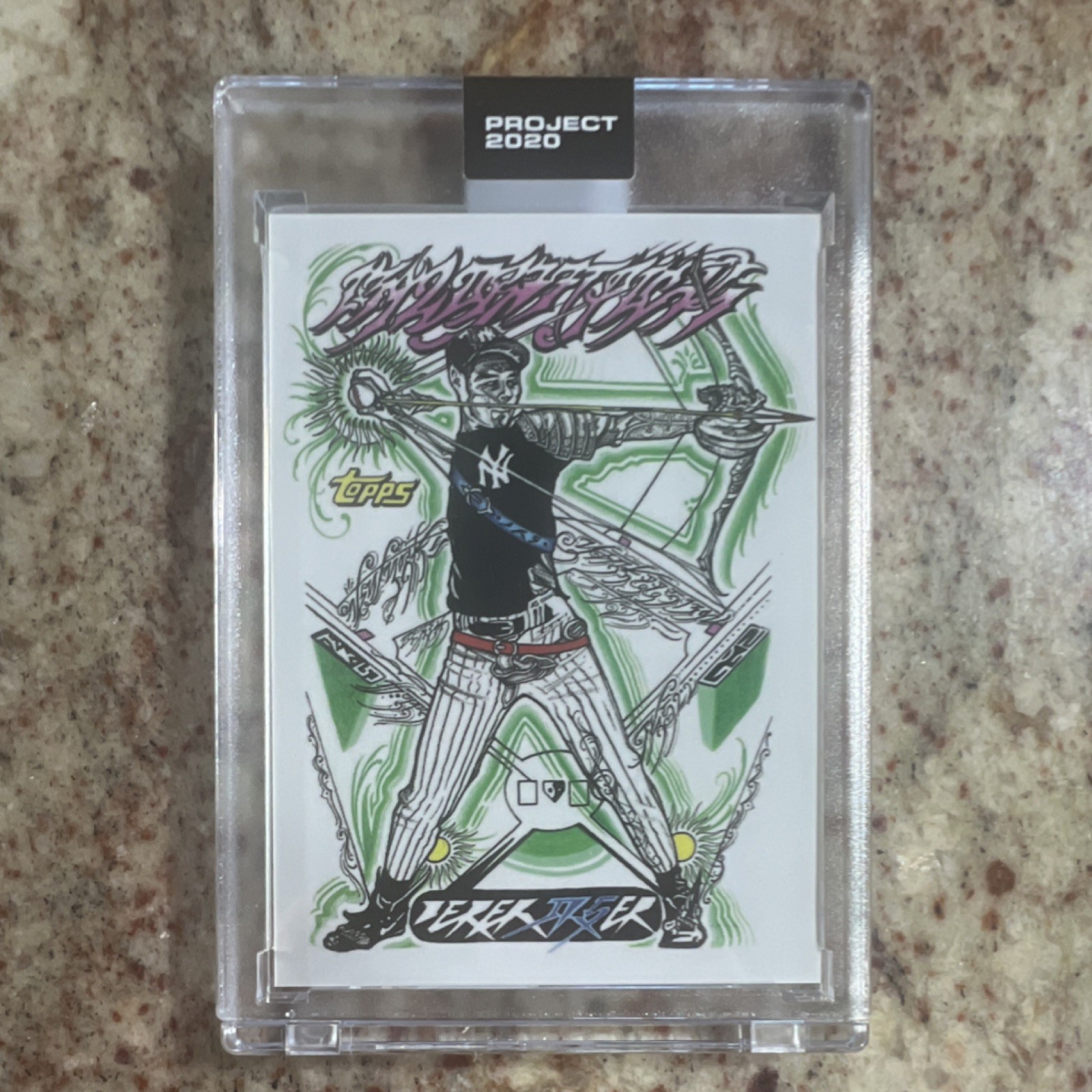 2020 Topps Project 2020 Derek Jeter #171 New York Yankees Baseball Card