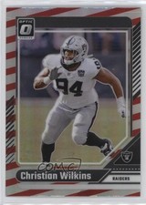 2024 Panini Donruss Optic Freedom Prizm Christian Wilkins #104 10x7