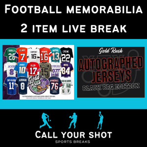 New York Jets 2 Autographed Items Box Break - 2026 Gold Rush Football