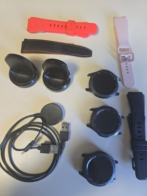 3 x Samsung Gear S3 Frontier 46 mm Steel Case Smart Watches
