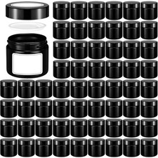 Layhit 60 Pcs 2 oz Glass Jars with Lids Bulk, Small Jars Containers Travel Stora