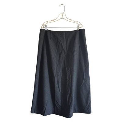 Chadwicks A-Line Wool Blend Maxi Skirt 18 Modest Goth Dark Academia Cottagecore