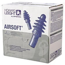 Howard Leight® by Honeywell DPAS-30W AirSoft Multiple-Use Earplugs, 27NRR, White