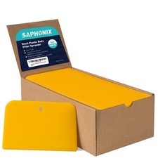 SAPHONIX Body Filler Spreaders Pack of 100 - 5 Inch Yellow 5inch, yellow