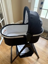 Mockingbird Black Bassinet with Stand