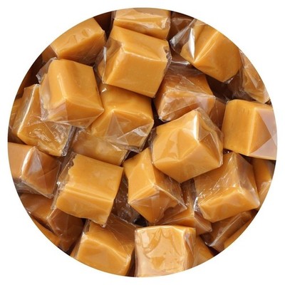 Caramel Squares Candy, 4 Pound Bulk Bag (Approximately 300 pieces), Vanilla...