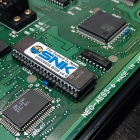 SNK NEO GEO AES Japanese Console RGB Bypass BIOS Socket Recap #264374 AES3-6