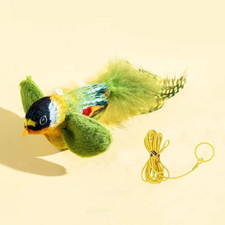 Simulation Bird Interactive Cat Toys Electric Sounding Birds Cat Chew Bite Plush