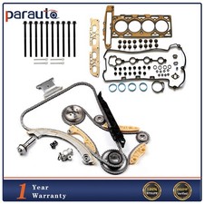 For 2009-2010 Chevrolet Cobalt 2.2L Head Gasket Bolts Set & Timing Chain Kit