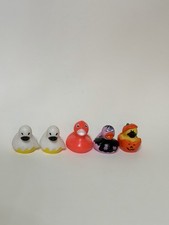 Lot of 5 Assorted Rubber Ducks - Some Halloween