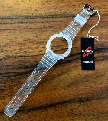 100% ORIGINAL Casio G-Shock New GA2100 Band Bezel Replacement Casioak CLEAR