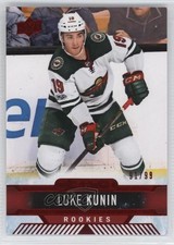 2017-18 Upper Deck Overtime Rookies Red Foil 91/99 Luke Kunin #168 a3q