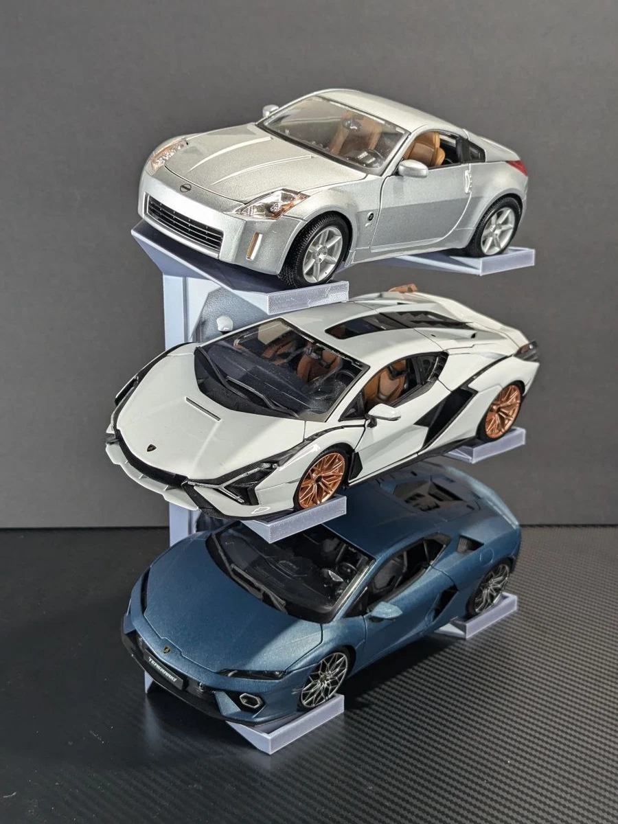 1:18 Scale Diecast Car Lift Display Stand - Handmade, Choose Your Color