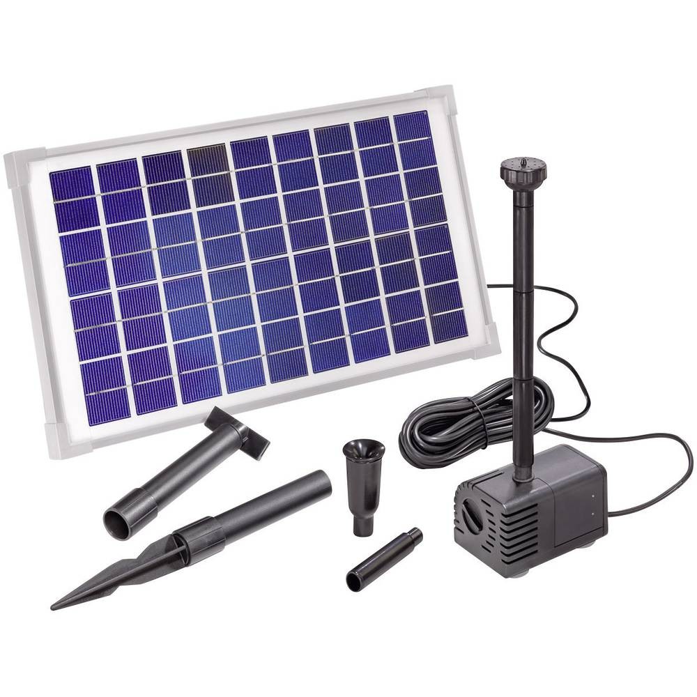 Pompe solaire Esotec 101773 pour filtration de bassin de jardin et fontaine extérieure