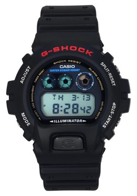 Casio G-SHOCK Digital Alarm Blitzalarm Timer Quarz DW-6900U-1 200M Herrenuhr