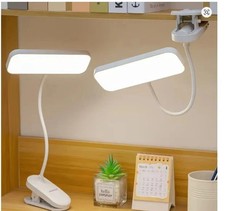 LED USB Rechargeable Clamp Clip On Flexible Desk Light Bed Read Table Night Lamp