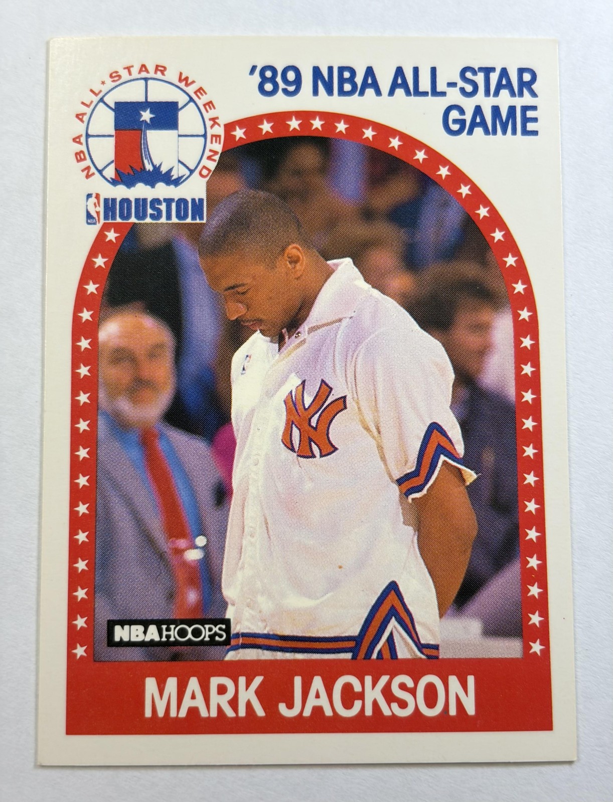 Vintage 1989 NBA Hoops Mark Jackson New York Knicks Basketball Card #146 80s EX