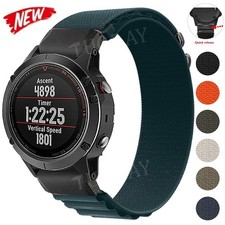 QuickFit Nylon Watch Band Strap For Garmin Fenix 8 E 7 7X 6 6X Pro 3HR 5 5X Epix