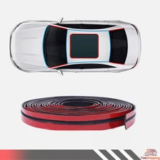 Car Windshield Roof Seal Strips Noise Insulation Rubber Sticker Accessories 2M