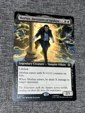 Morlun, Devourer of Spiders - 0257 - SPM - NM/M- MTG Extended Art Non Foil R
