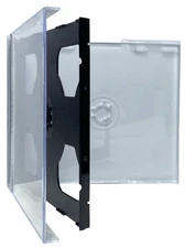 STANDARD Black Triple 3 Disc CD Jewel Case Lot