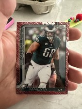 2025 Topps Chrome Football - Jordan Mailata Football Leather Refractor EAGLES