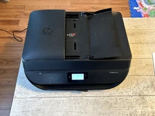 HP OfficeJet 5255 Wireless All-In-One Printer - Black - USED - Full Ink Tank
