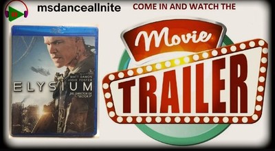 Elysium (Blu-ray, 2013) Matt Damon, Jodie Foster, Diego Luna, BRAND NEW!