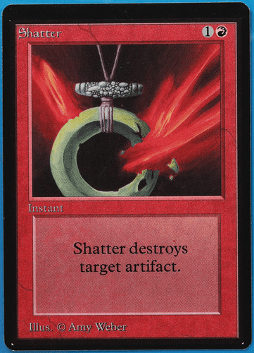 Shatter Beta MINT Red Common MAGIC THE GATHERING MTG CARD (ID# 502609) ABUGames - Picture 1 of 2