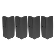 4 Pcs 4 Inch Baseboard Corner Protector, Furniture Corner Cover, Black