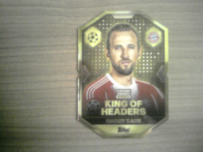 TOPPS MATCH ATTAX CHAMPIONS LEAGUE 2025/2026 CHROME AWARD WINNER HARRY KANE CA7