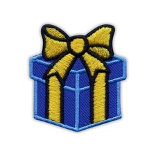 Patchion Gift - Blue - Embroidered Patch Badge