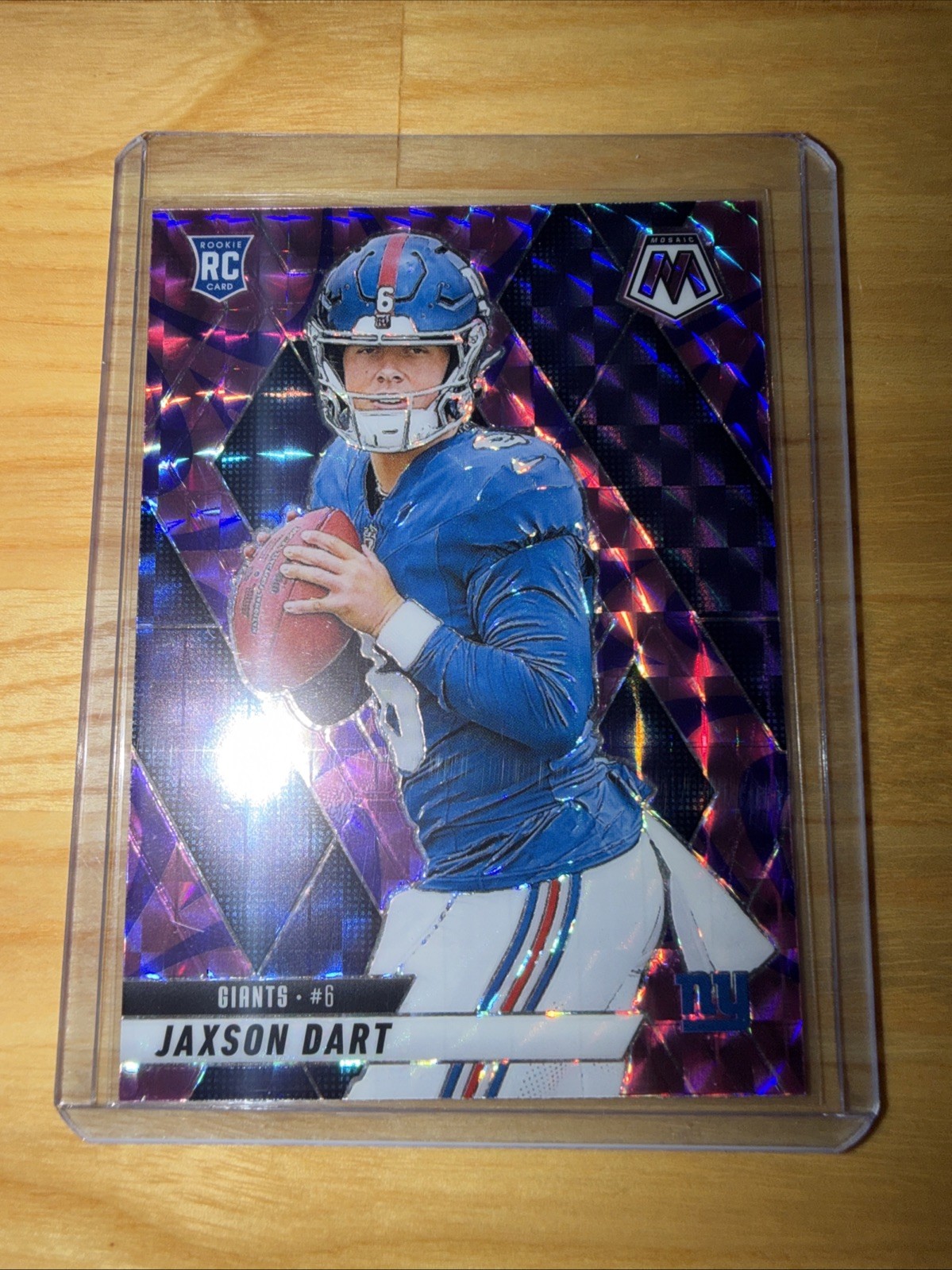 2025 Panini Mosaic Jaxson Dart Reactive Purple Mosaic Prizm #362 RC Rookie