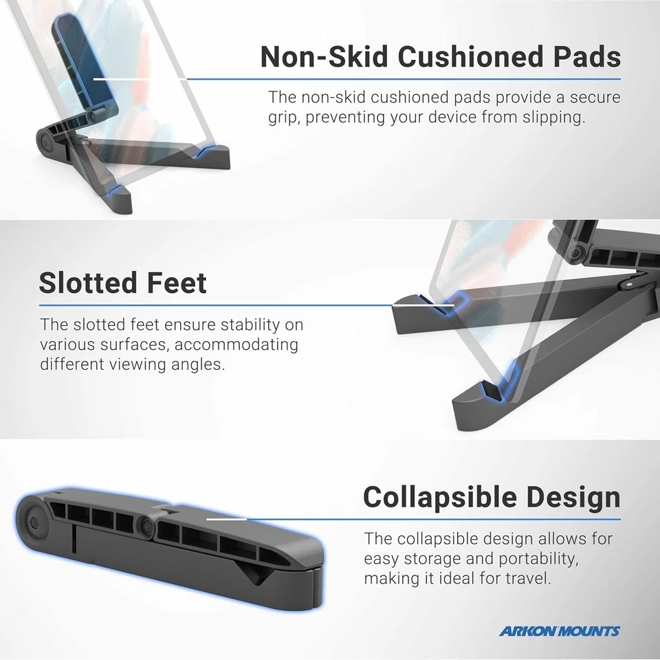 BNIB Arkon Folding Tablet Stand - Image 4 of 4
