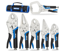 Juego de alicates de presión, set de 6 piezas con alicates de bloqueo de 6-1/2”