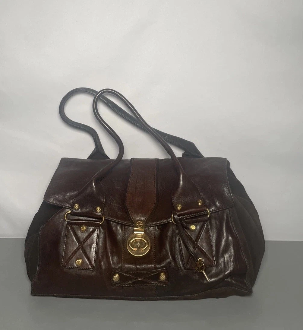 Francesco Biasia Satchel/Top Handle Bag Brown Bags & Handbags for