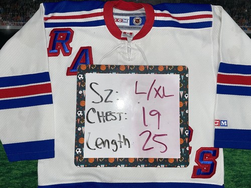 New York Rangers Hockey Trikot CCM Youth Gr. L/XL gebraucht - Bild 6 von 12