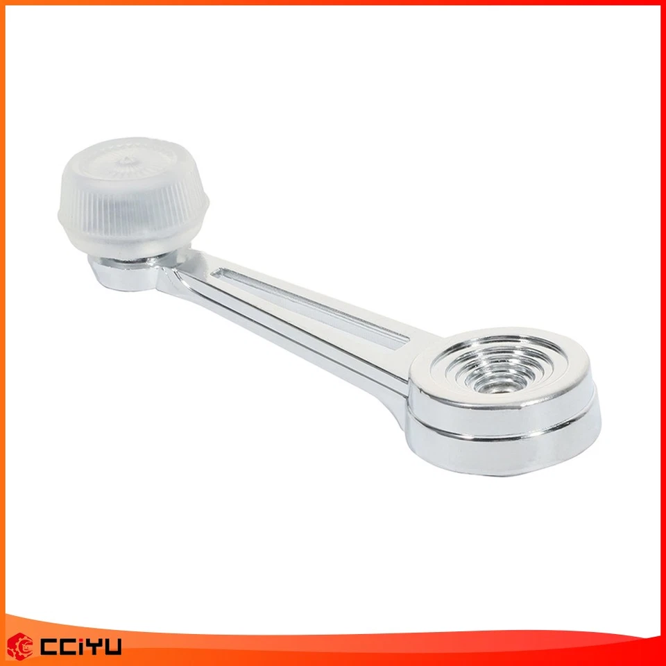 Juego de 4 manivela de ventana interior cromada para camioneta Ford Foto 4 de 4